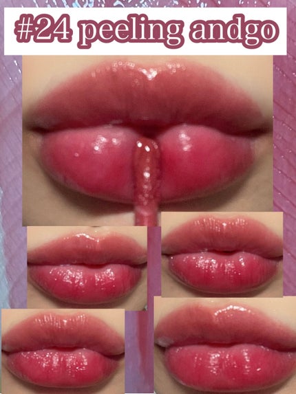 ジューシーラスティングティント/rom&nd/リップティントを使ったクチコミ(3枚目)