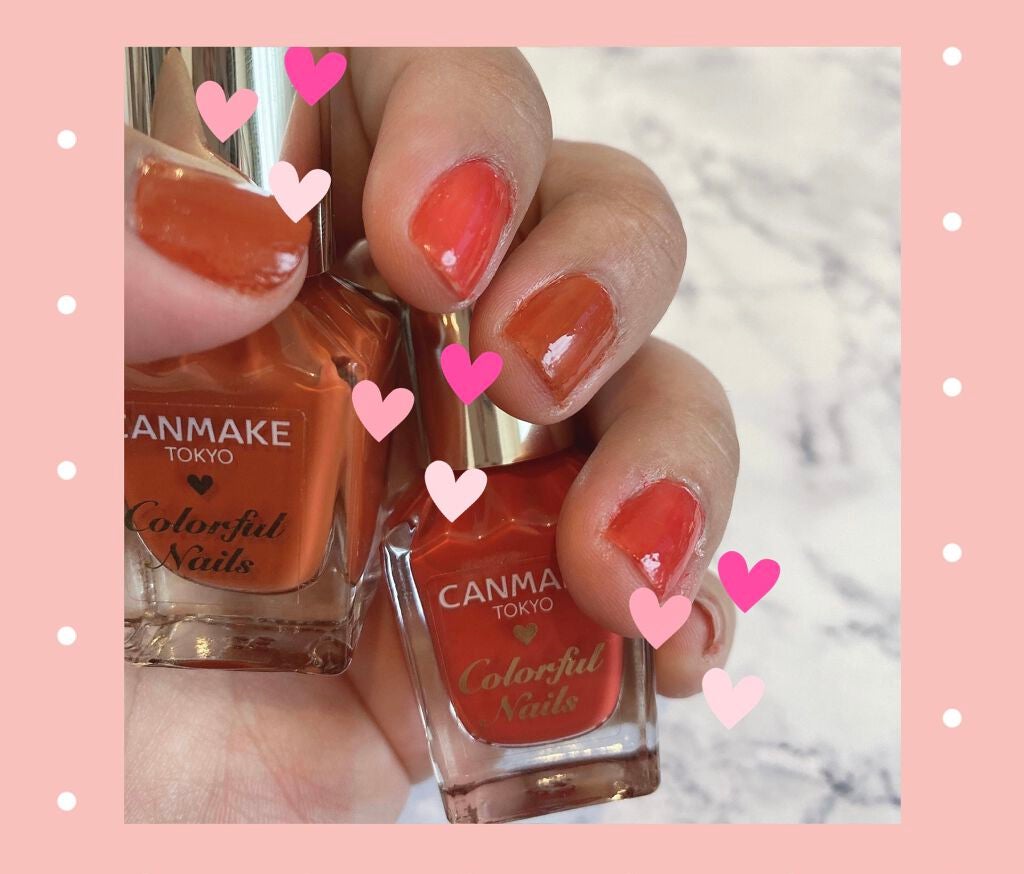 カラフルネイルズ/キャンメイク/マニキュアを使ったクチコミ(2枚目)