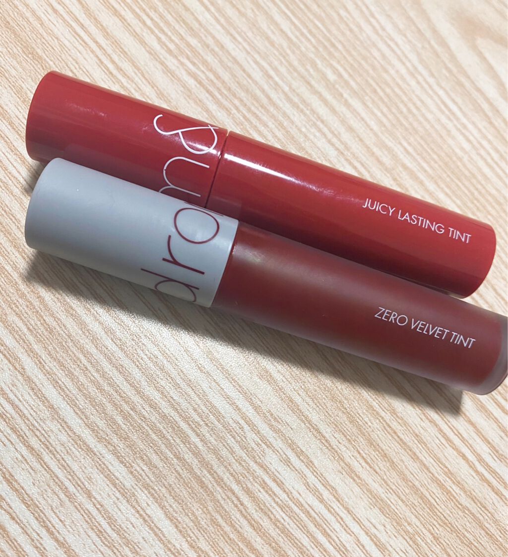 ジューシーラスティングティント/rom&nd/リップティントを使ったクチコミ（1枚目）