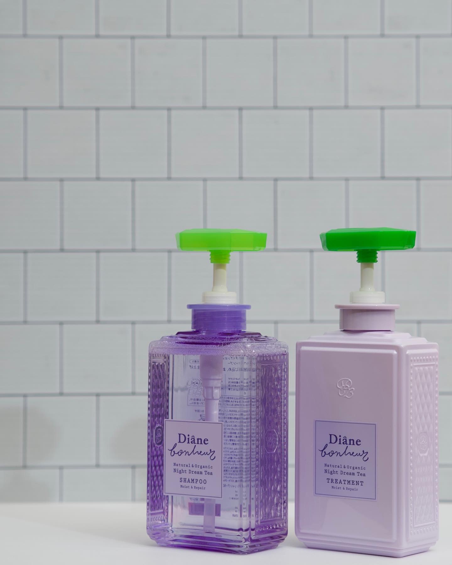 ダイアンボヌール モイスト＆リペア シャンプー/トリートメント ナイトドリームティーの香り シャンプー 500ml/ダイアン/市販シャンプーを使ったクチコミ（1枚目）