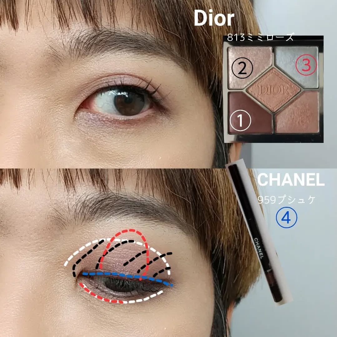 ディオールショウ サンク クルール/Dior/アイシャドウを使ったクチコミ(4枚目)