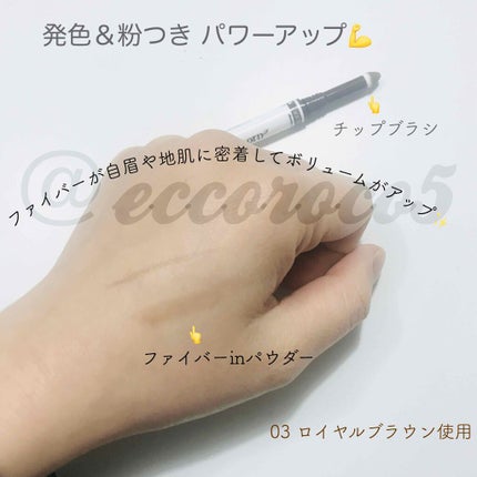 ラスティングWブロウEX N/サナ ニューボーン/リキッドアイブロウを使ったクチコミ(4枚目)