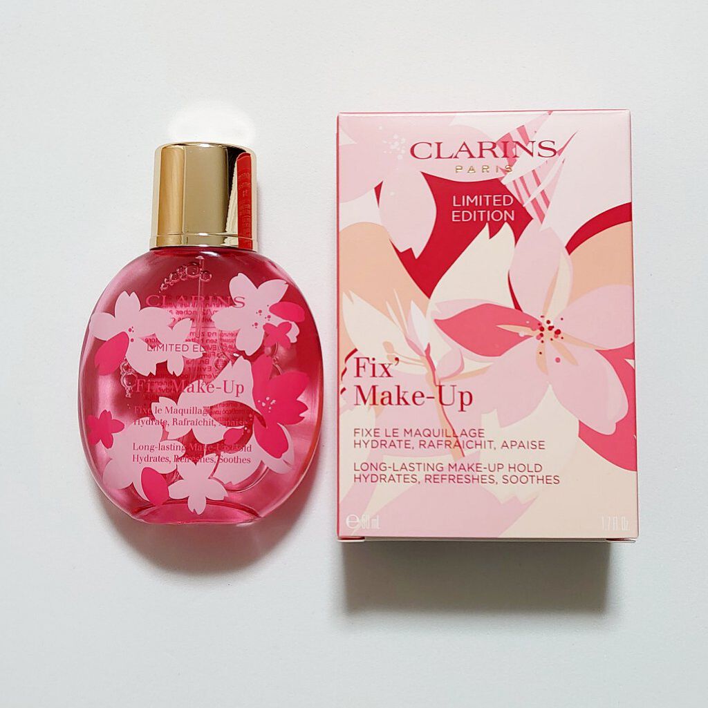 フィックス メイクアップ サクラ/CLARINS/ミスト状化粧水を使ったクチコミ（1枚目）