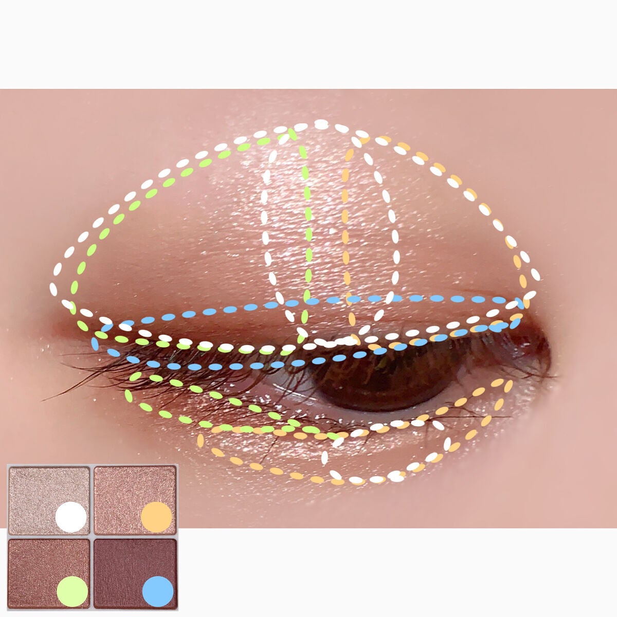 シルキースフレアイズ/キャンメイク/アイシャドウパレットを使ったクチコミ(6枚目)