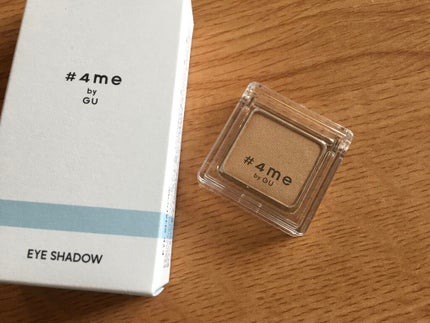 単色アイシャドウ/#4me by GU/単色アイシャドウを使ったクチコミ(1枚目)