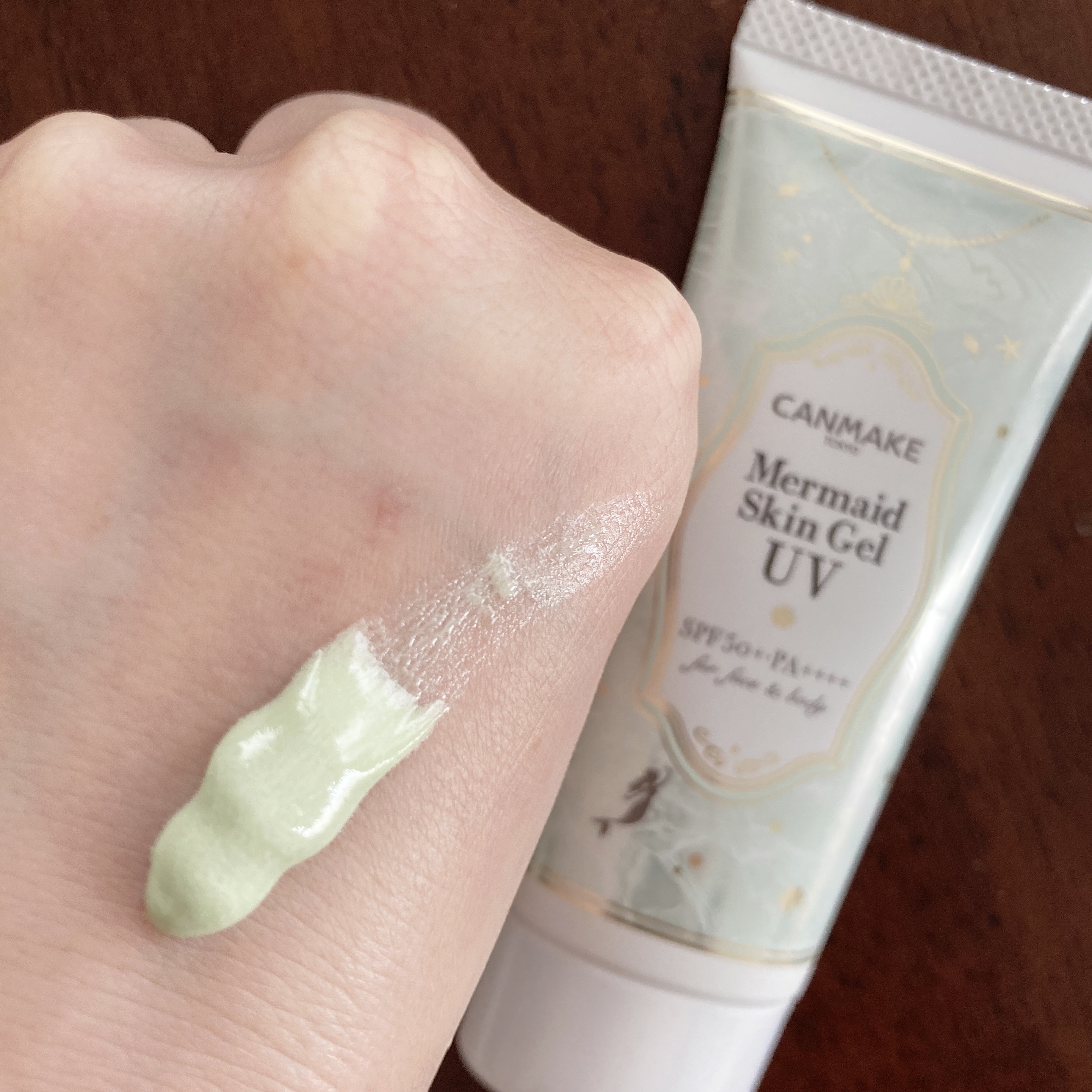 マーメイドスキンジェルUV/キャンメイク/日焼け止めジェルを使ったクチコミ（3枚目）