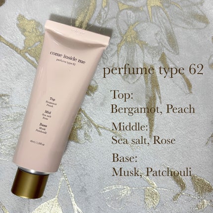 come inside me ソリッドパフュームのクチコミ「#コスメ購入品
come inside me
ソリッドパフューム 62 peach
韓国の.....」(2枚目)