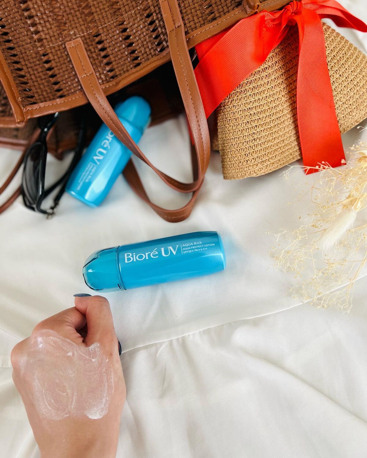 ビオレUV アクアリッチ アクアプロテクトローション(水層パック)/ビオレ/日焼け止めローションを使ったクチコミ(3枚目)