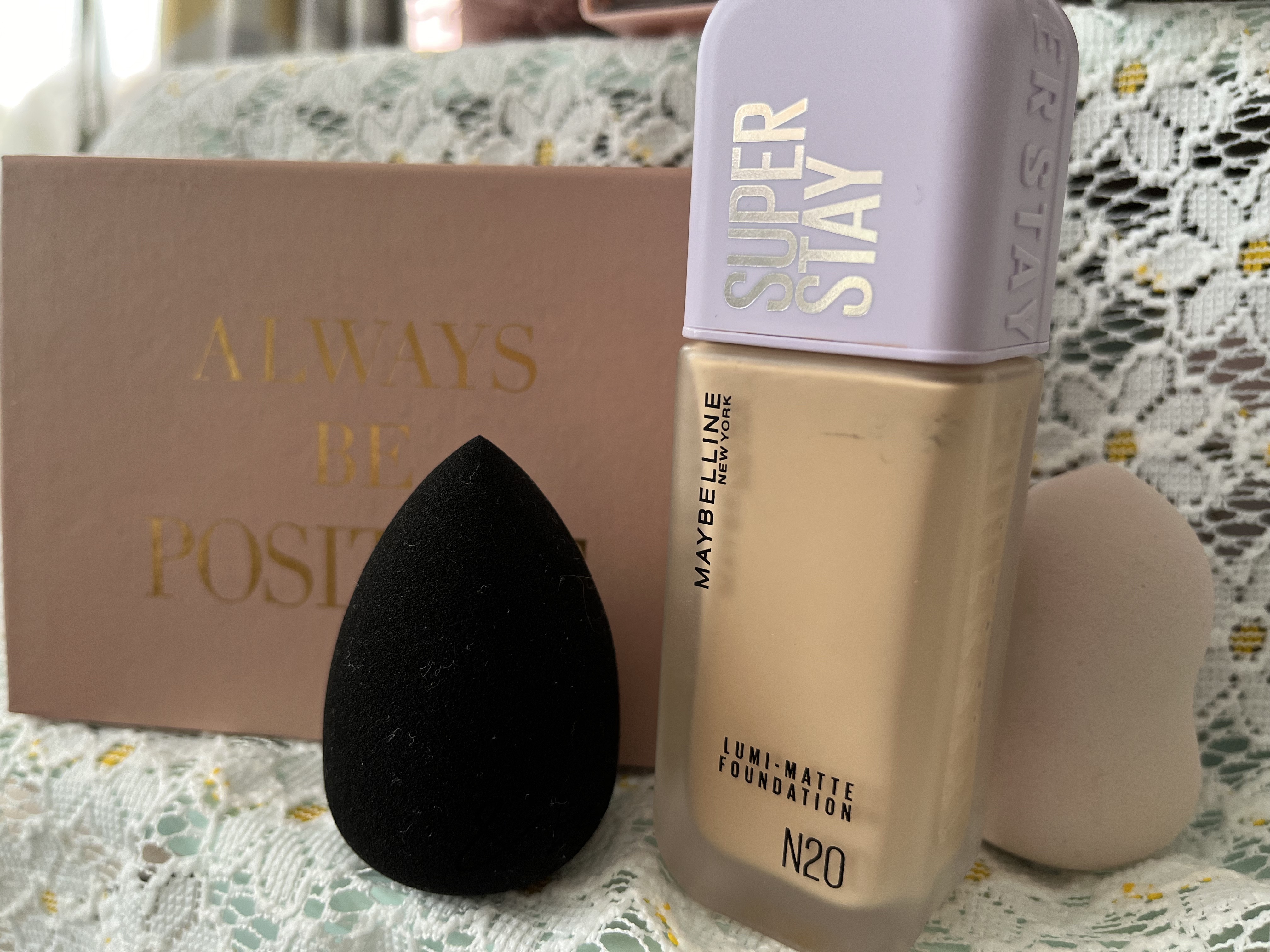 &be ブラックスポンジ ネオンスポンジセット/＆be/パフ・スポンジを使ったクチコミ（1枚目）