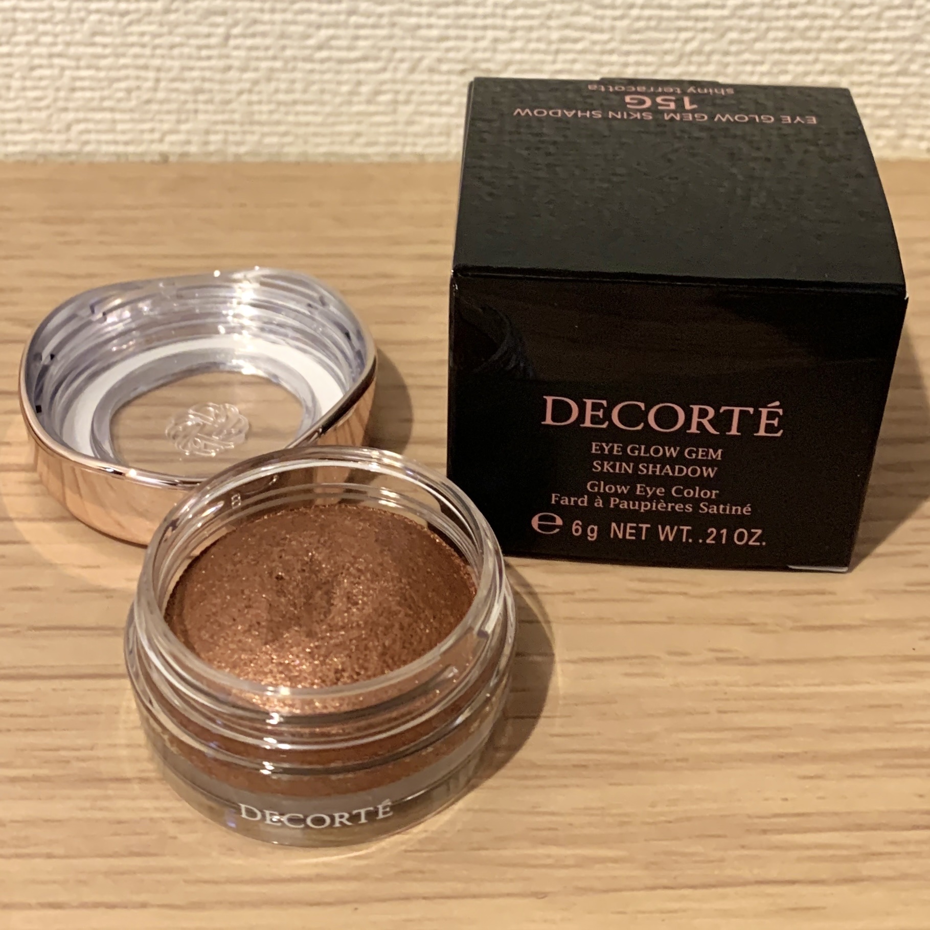 アイグロウジェム スキンシャドウ 15G shiny terracotta/DECORTÉ/ジェル・クリームアイシャドウを使ったクチコミ（1枚目）