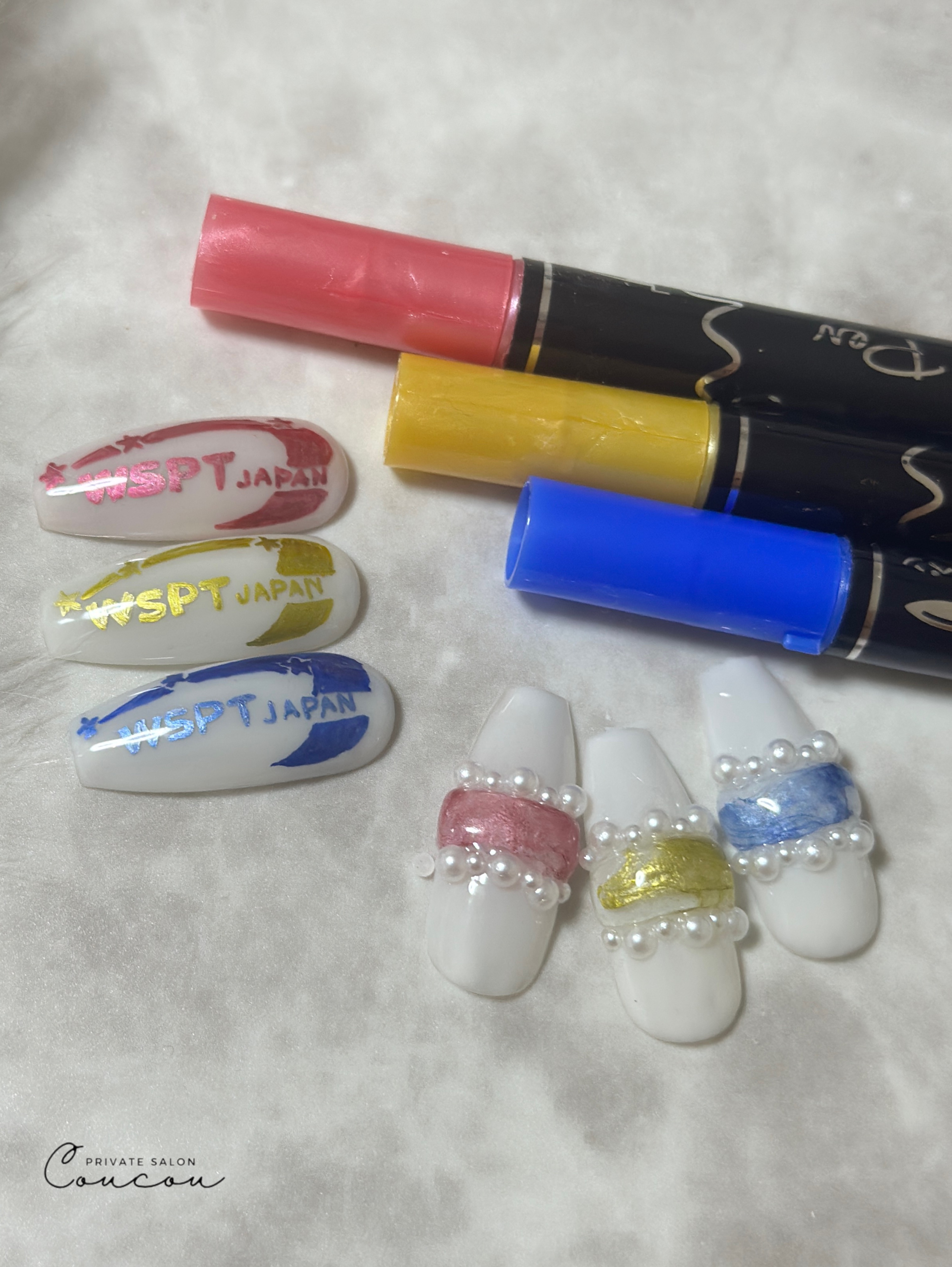 #フットネイル,#メタリックネイル,#落書きネイルのネイルデザイン