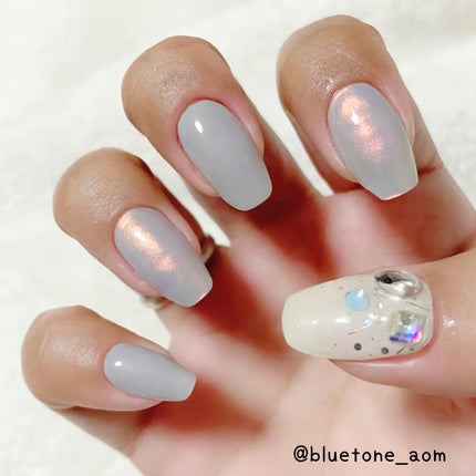 セミキュアジェルネイル(ハンド)/ohora/ネイルシールを使ったクチコミ(6枚目)