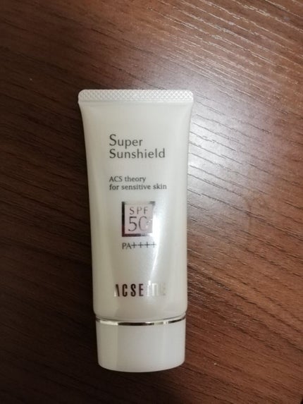 スーパーサンシールド ブライトフィット/ACSEINE/日焼け止めミルクを使ったクチコミ(1枚目)