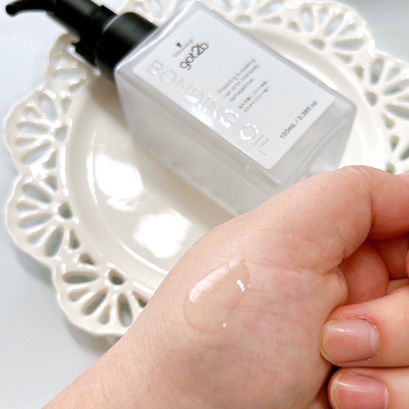 ボンディング・オイル/got2b/ヘアオイルを使ったクチコミ(2枚目)