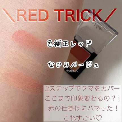 リシェ レッドトリック アイコンシーラー/Visée/パレットコンシーラーを使ったクチコミ(3枚目)