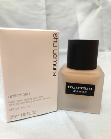 アンリミテッド ラスティング フルイド/shu uemura/リキッドファンデーションを使ったクチコミ（1枚目）