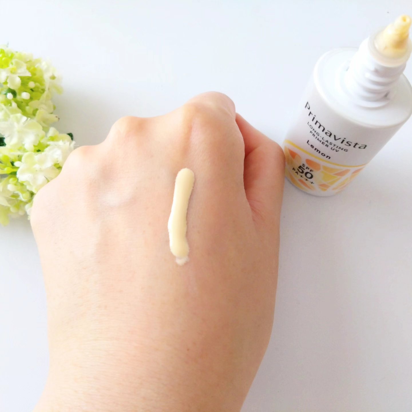 スキンプロテクトベース＜皮脂くずれ防止＞SPF50 レモン 香り付き/プリマヴィスタ/化粧下地を使ったクチコミ（2枚目）