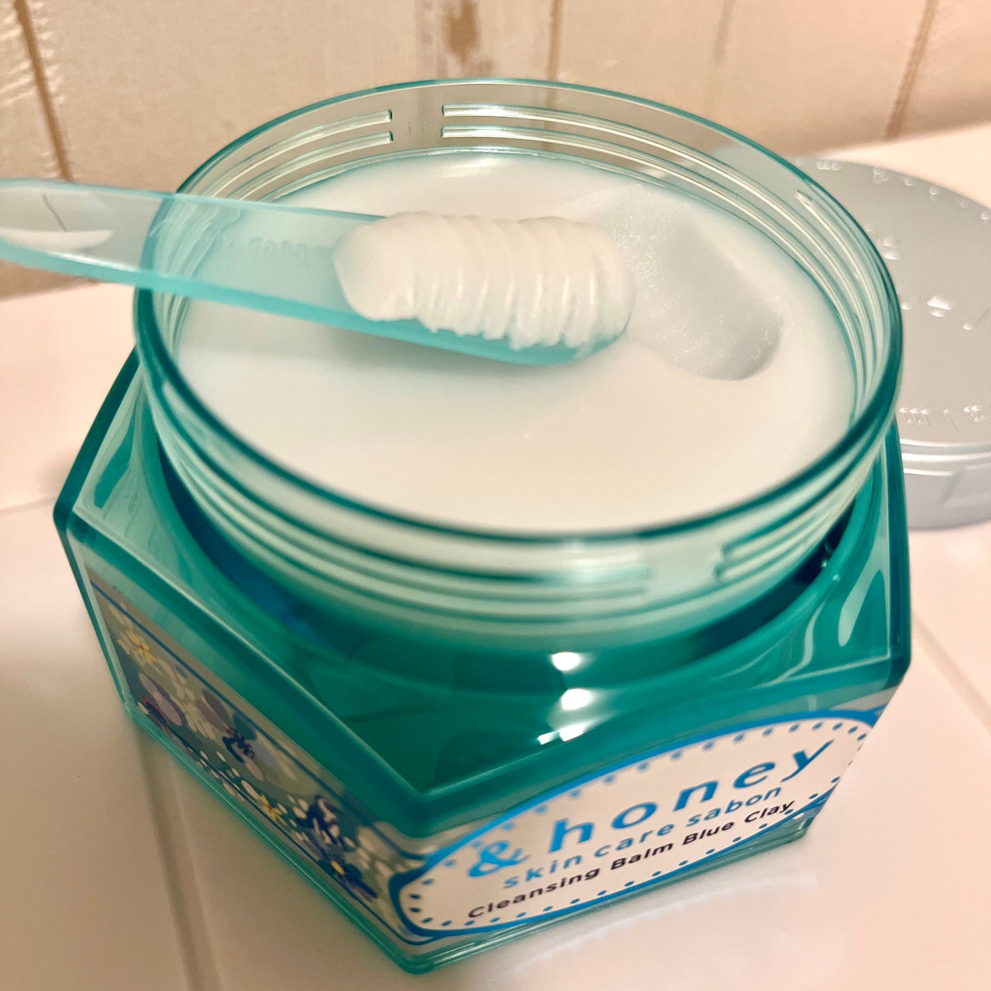 アンドハニー サボン クレンジングバーム ブルークレイ/&honey/クレンジングバームを使ったクチコミ(4枚目)