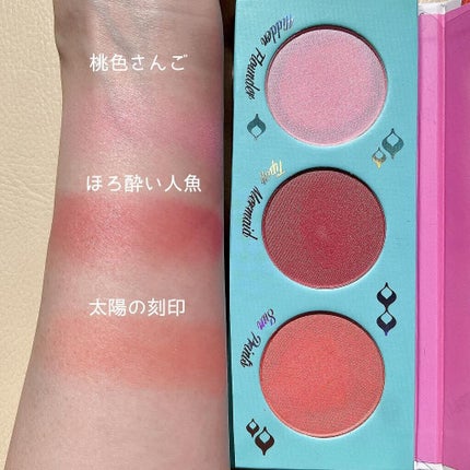 海の中へ 3色チークパレット/Speio/パウダーチークを使ったクチコミ(2枚目)