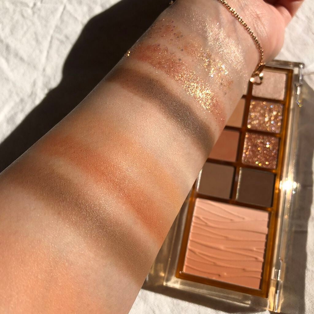 ミックスブラーリングアイパレット/wakemake/マルチパレットを使ったクチコミ(7枚目)