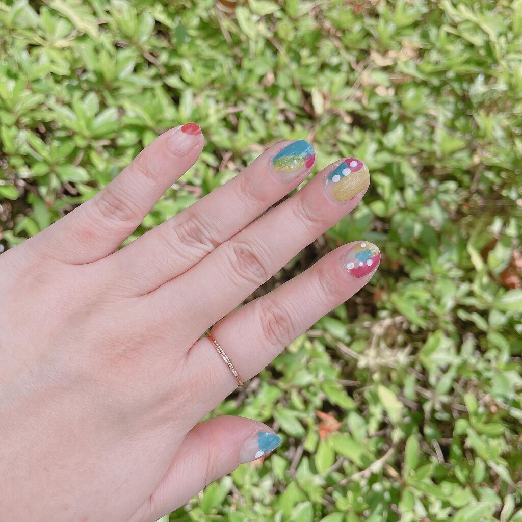 カラフルネイルズ/キャンメイク/マニキュアを使ったクチコミ(2枚目)