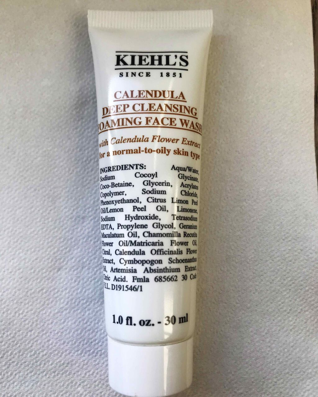 キールズ ディープクレンジング ジェル CL/Kiehl's/クレンジングジェルを使ったクチコミ(1枚目)