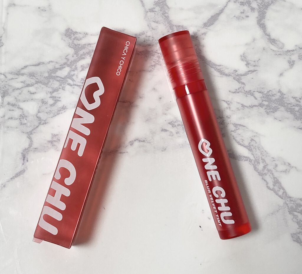 ワンチューブラーベルベットティント/CHICAY CHICO/リップティントを使ったクチコミ（2枚目）