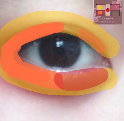 【旧品】パーフェクトスタイリストアイズ/キャンメイク/アイシャドウパレットを使ったクチコミ(3枚目)