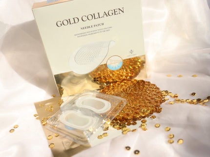 ゴールドコラーゲンニードルパッチ/SNP/アイケア・アイクリームを使ったクチコミ(1枚目)