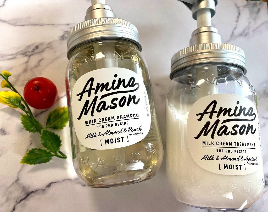 アミノメイソン ディープモイスト ホイップクリーム シャンプー/ミルククリーム ヘアトリートメント/アミノメイソン/市販シャンプーを使ったクチコミ(1枚目)