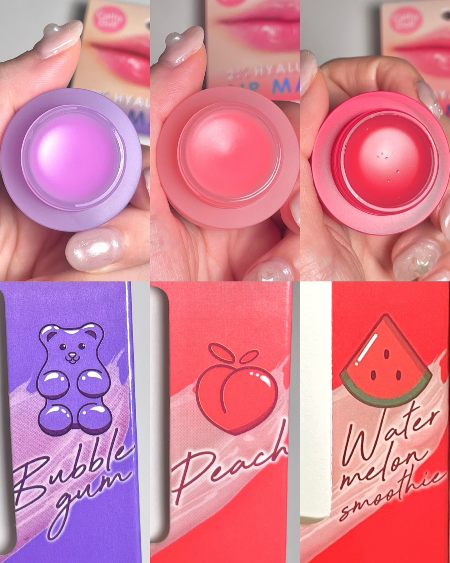 ヒアルロン酸リップマスク 03 スイカスムージー/CathyDoll/リップマスクを使ったクチコミ（2枚目）