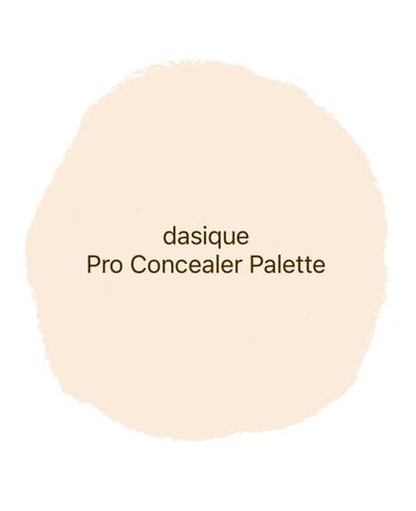 dasique プロコンシーラーパレットのクチコミ「dasiqueのPro Concealer PaletteをQoo10のメガ割で購入しました!.....」（1枚目）