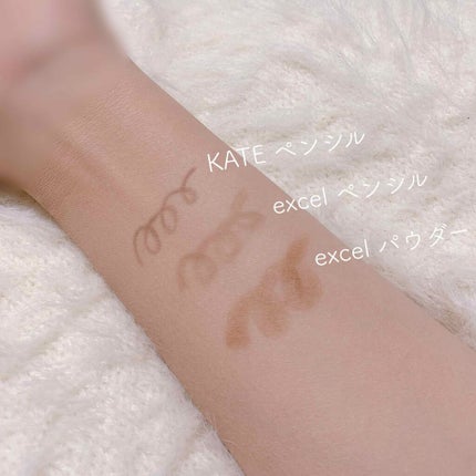 パウダー&ペンシル アイブロウEX/excel/アイブロウペンシルを使ったクチコミ(4枚目)