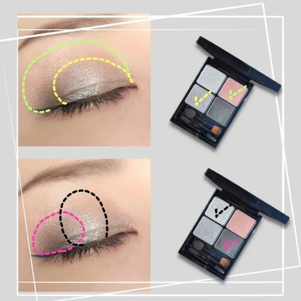 &be パレットアイシャドウ グラムロック/&be/アイシャドウパレットを使ったクチコミ(3枚目)