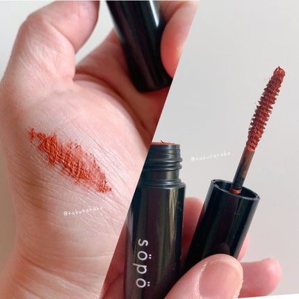 カラーマスカラ/sopo/マスカラを使ったクチコミ(2枚目)