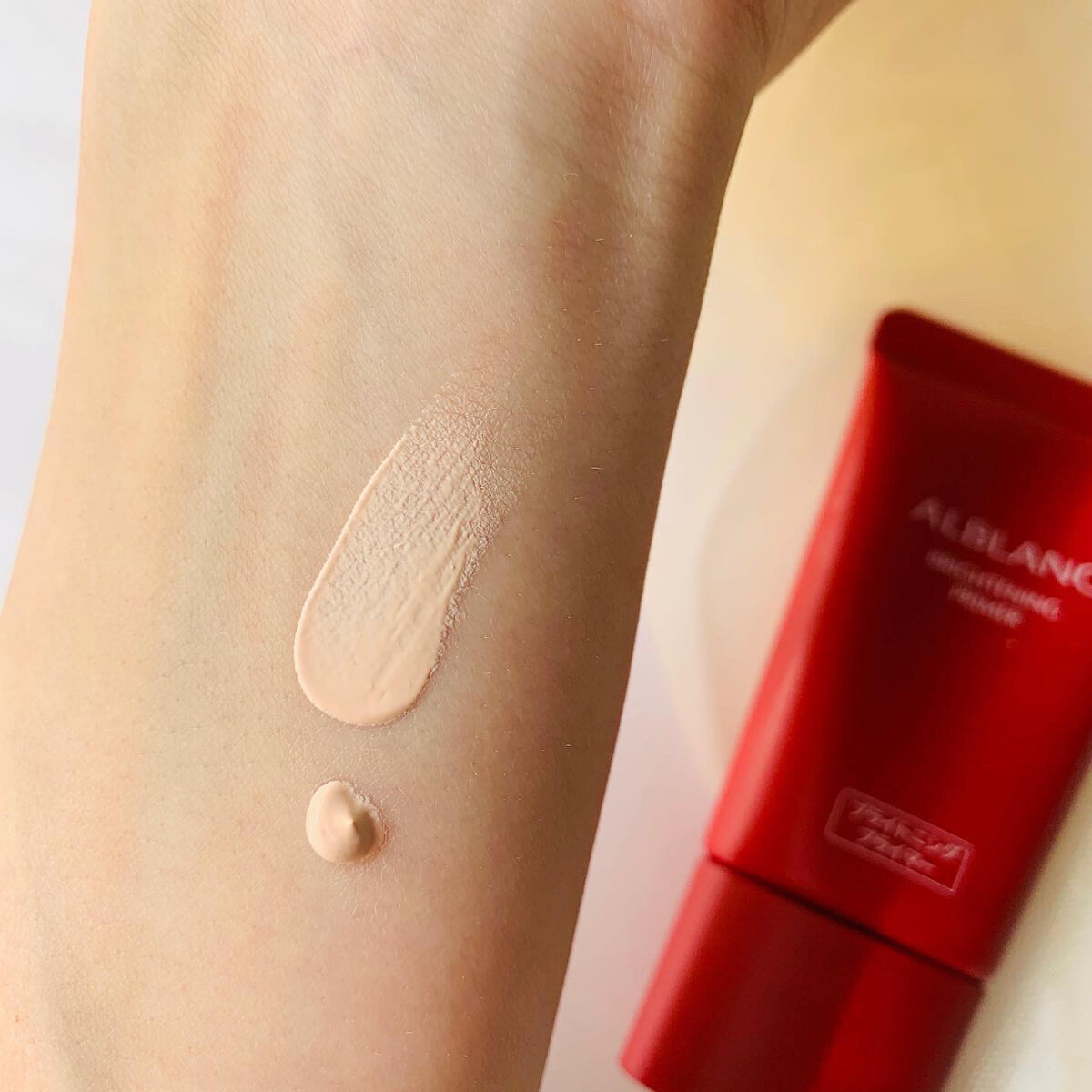 ブライトニングプライマー/ALBLANC/化粧下地を使ったクチコミ（3枚目）