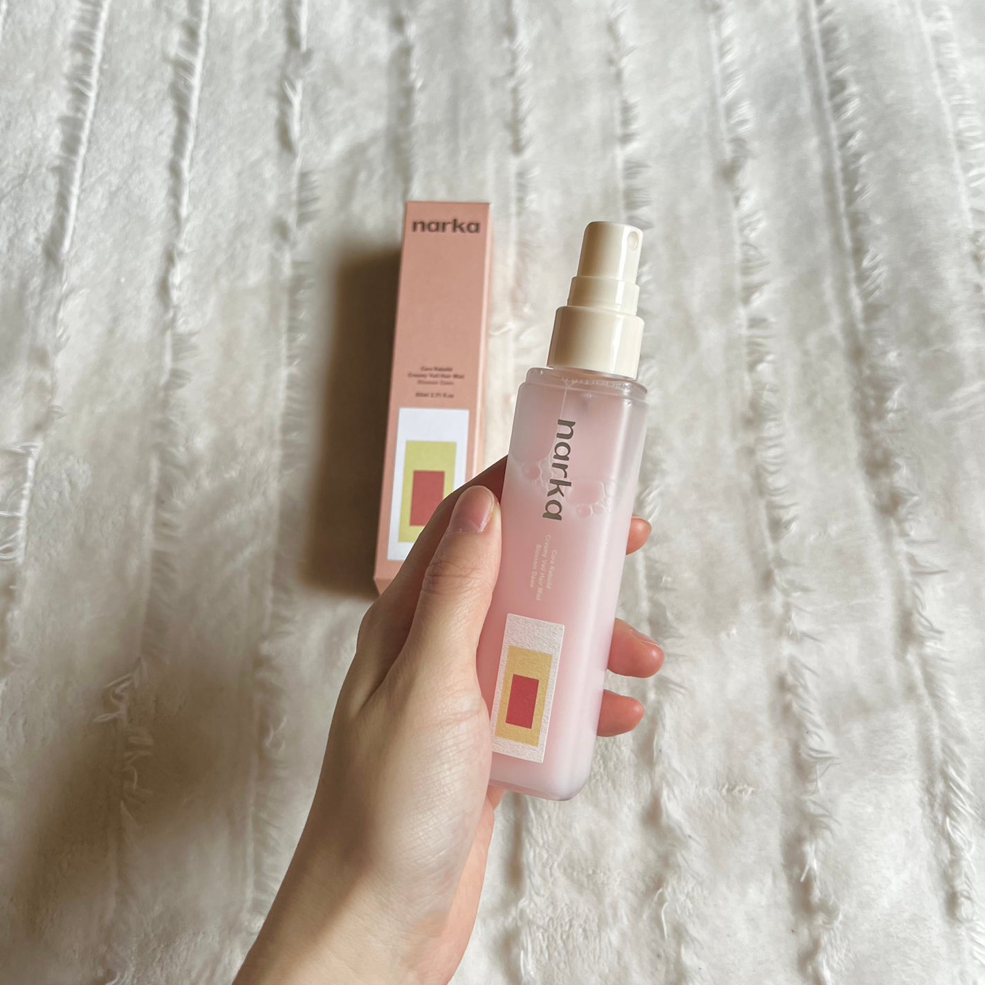 クリーミーベールヘアミスト ブロッサムダン/narka/ヘアミストを使ったクチコミ(3枚目)