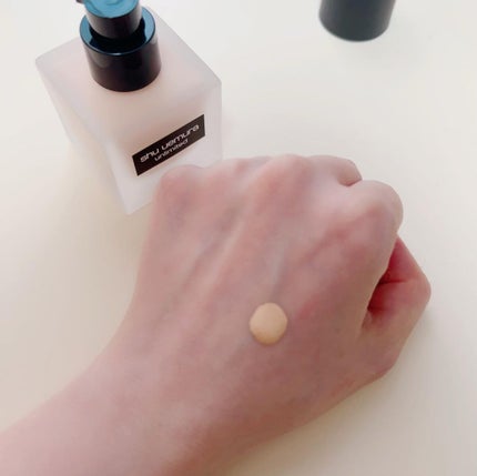 (旧)アンリミテッド ラスティング フルイド/shu uemura/リキッドファンデーションを使ったクチコミ(2枚目)