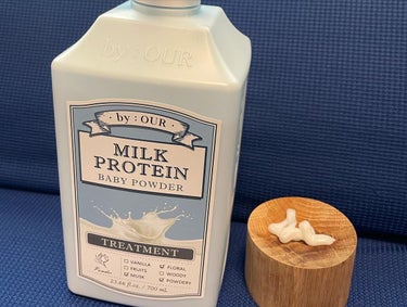 ミルクプロテイン ボディクレンザー ベビーパウダー/by : OUR/ボディソープを使ったクチコミ（3枚目）