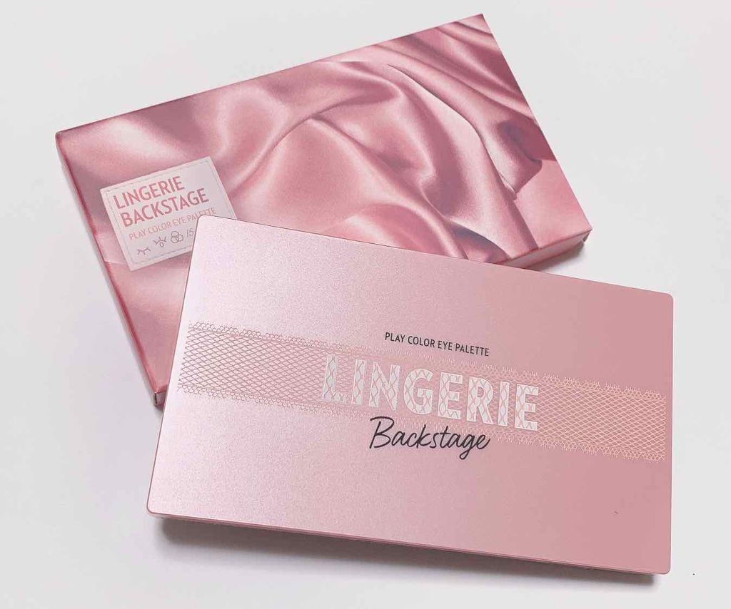 プレイカラーアイパレット ランジェリーバックステージ/ETUDE/アイシャドウパレットを使ったクチコミ（2枚目）