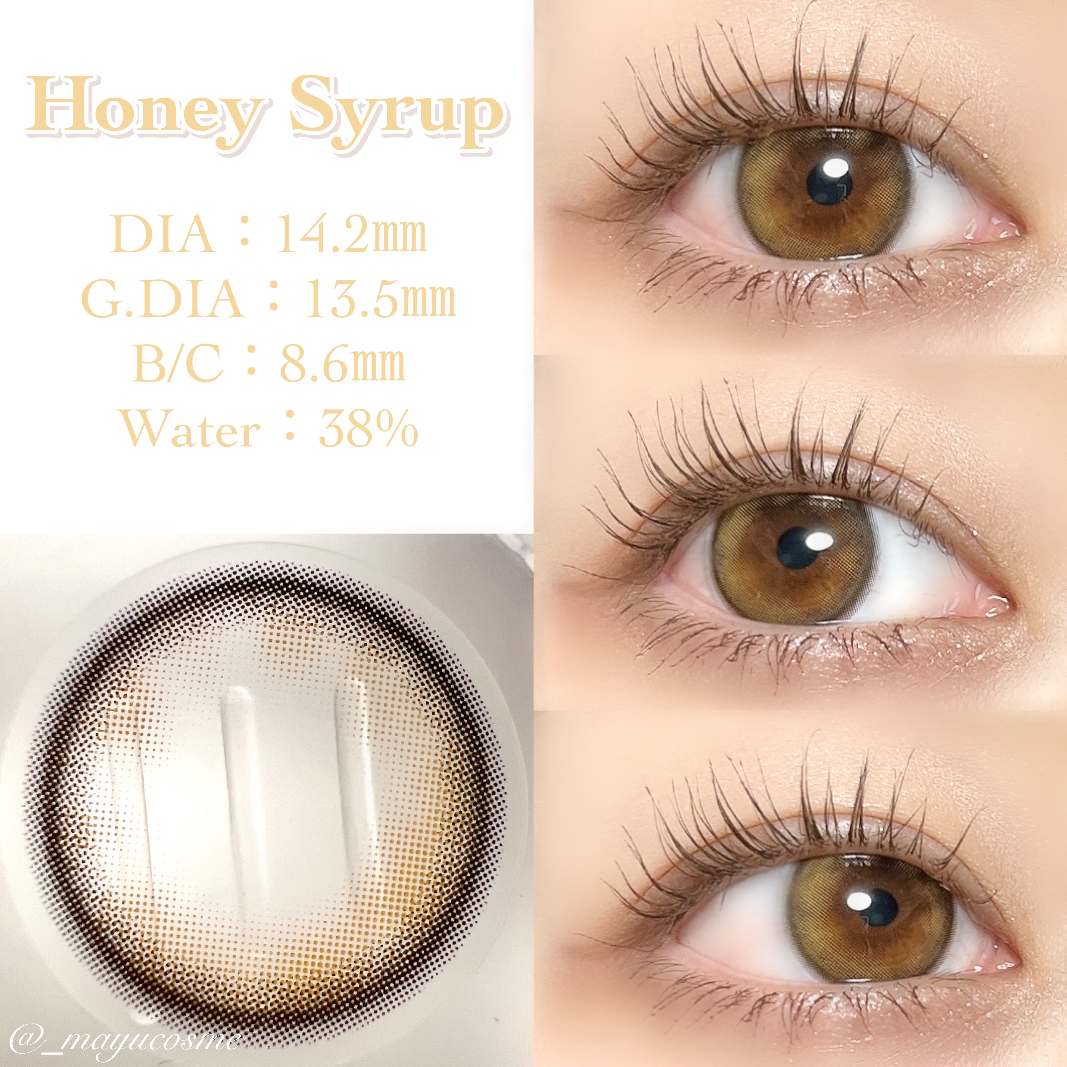 ChamChamBear♡①♡レア mimi charme 1day｜mimi charmeのカラコンレポ・着画口コミ - nanako