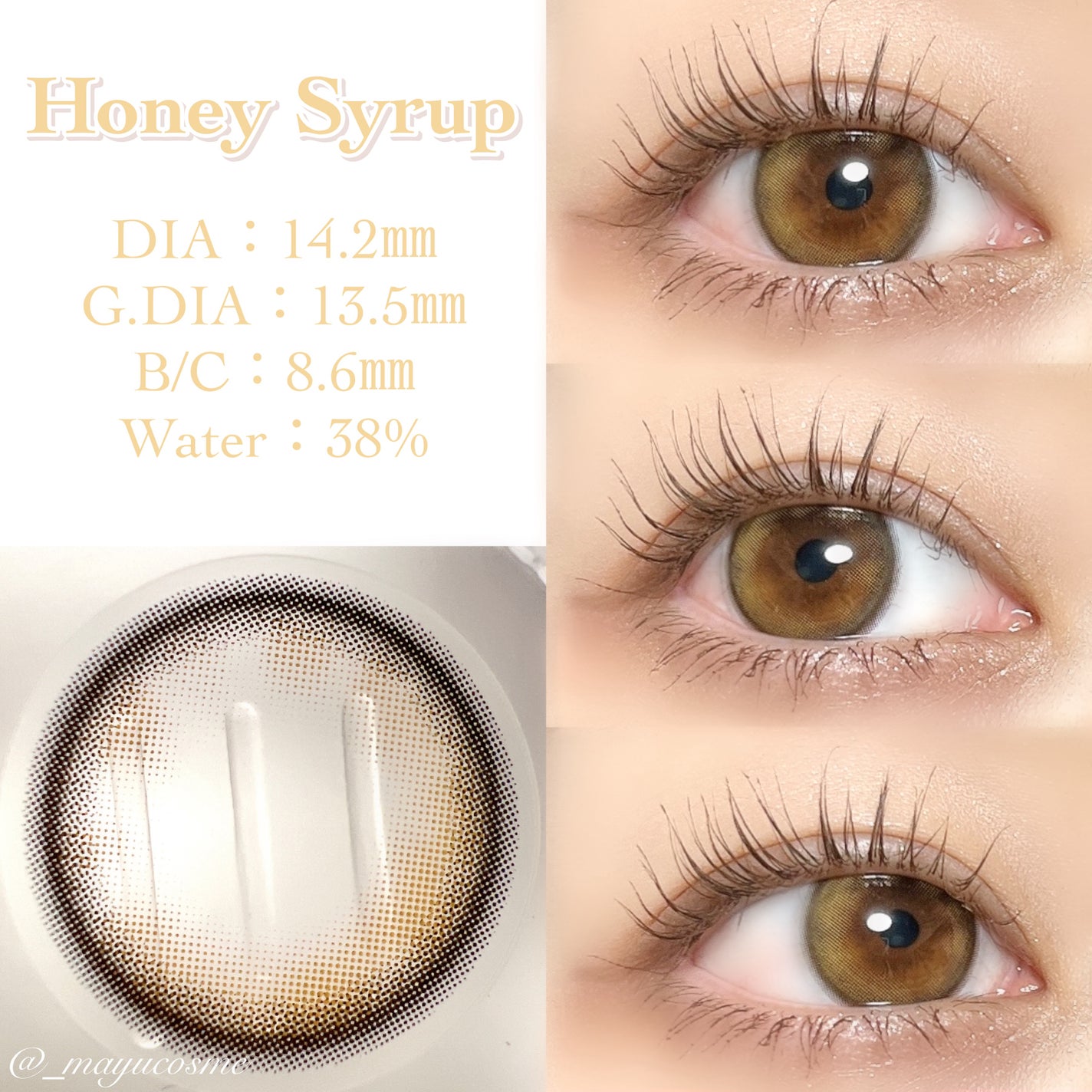 mimi charme 1day/mimi charme/ワンデー(1DAY)カラコンを使ったクチコミ(3枚目)