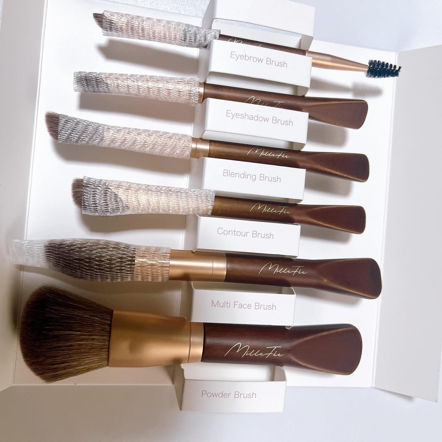 フェアリーメイクアップブラシセット/MilleFée/メイクブラシを使ったクチコミ(4枚目)