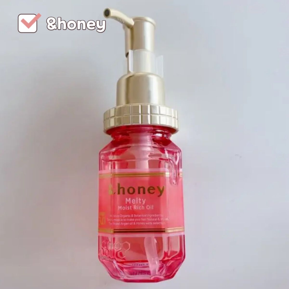 &honey Melty モイストリッチヘアオイル3.0/&honey/ヘアオイルを使ったクチコミ(1枚目)