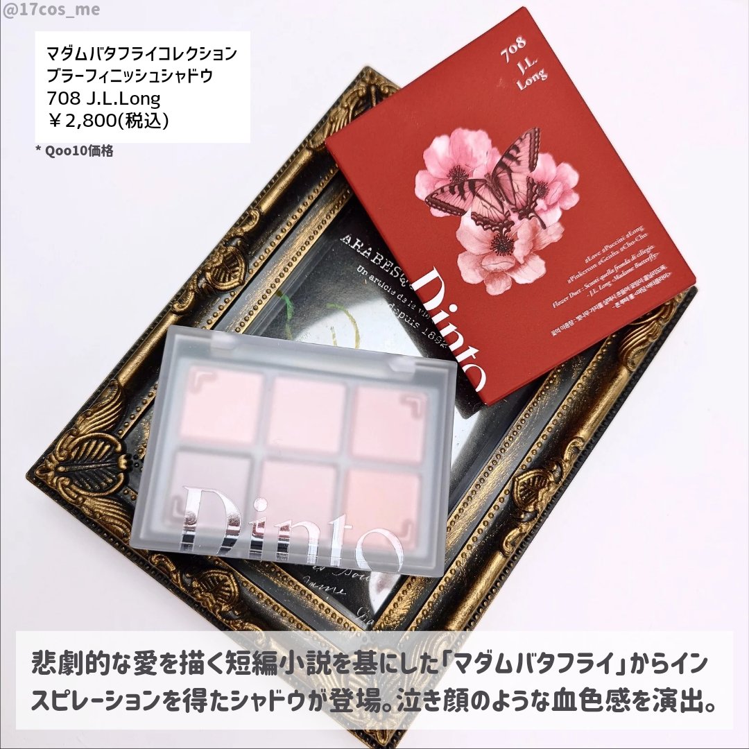 ブラーフィニシュシャドウパレット/Dinto/アイシャドウパレットを使ったクチコミ（2枚目）