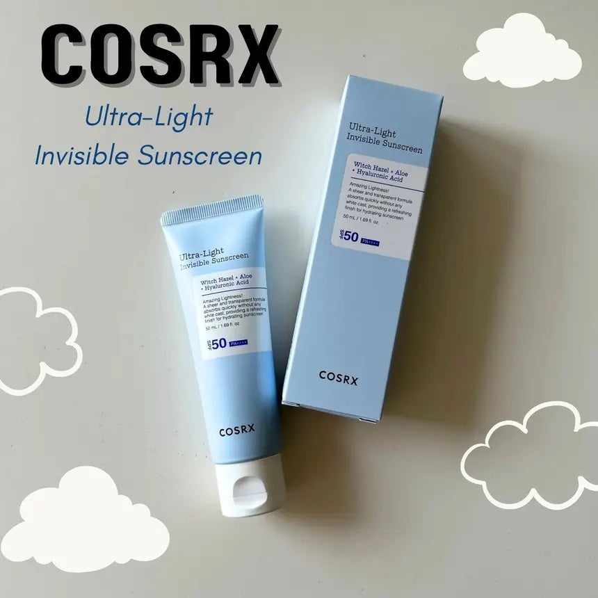 ウルトラライト透明UVクリーム/COSRX/日焼け止めクリームを使ったクチコミ(1枚目)