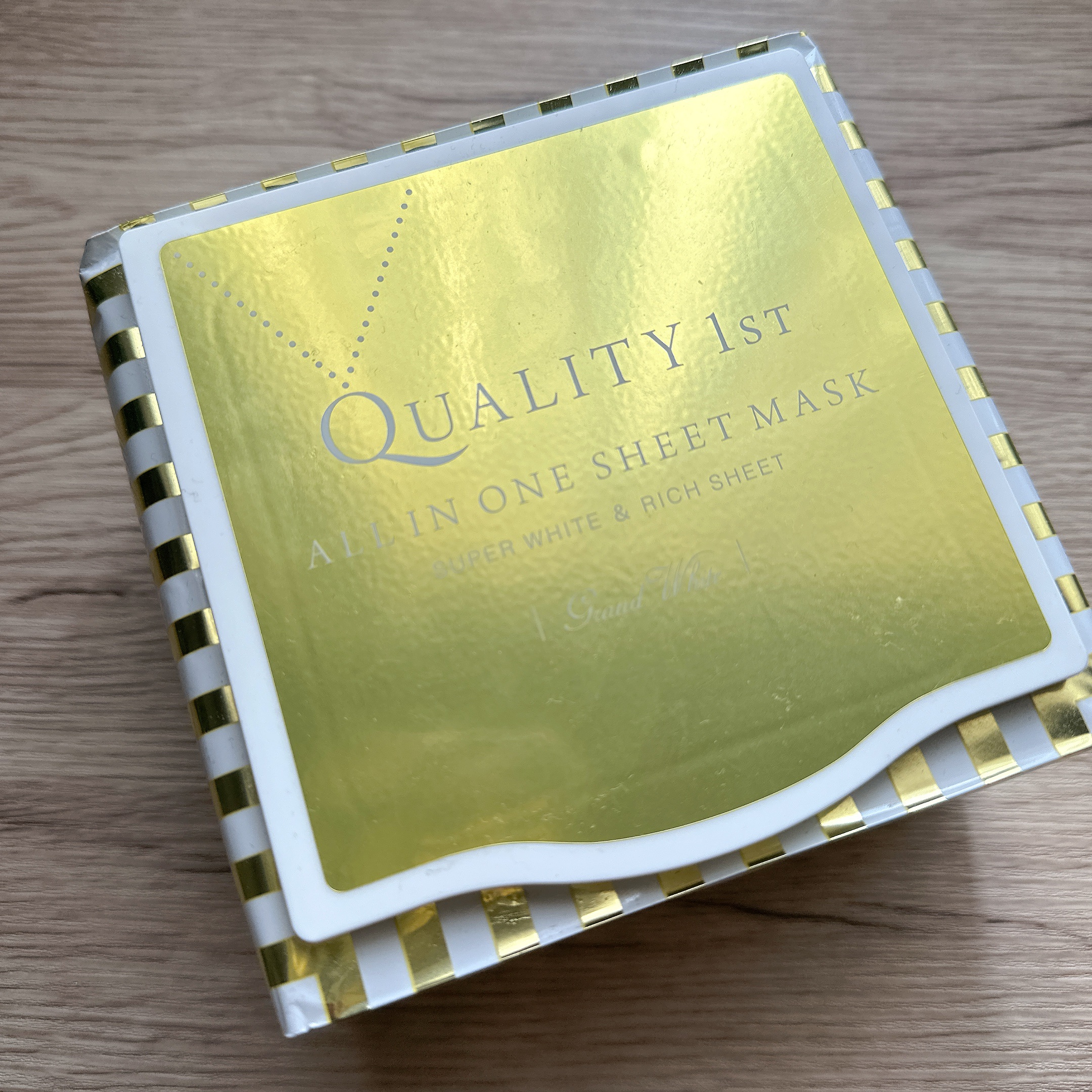 オールインワンシートマスク グランホワイト BOX/クオリティファースト/シートマスク・パックを使ったクチコミ（1枚目）