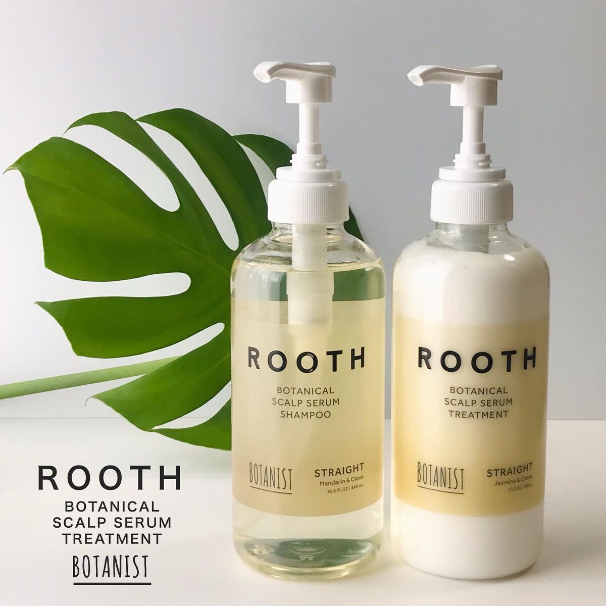 ルース ボタニカルスカルプセラム シャンプー・トリートメント(ストレート)/BOTANIST/市販シャンプーを使ったクチコミ(1枚目)