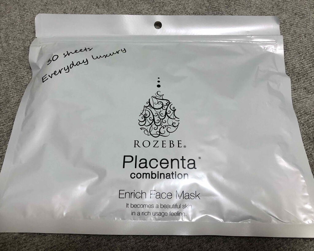 プラセンタエンリッチフェイスマスク/ROZEBE/シートマスク・パックを使ったクチコミ(2枚目)