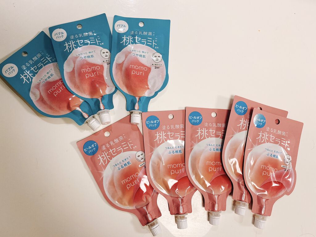 ももぷり フレッシュピールオフパック/ももぷり/ピーリングを使ったクチコミ（3枚目）